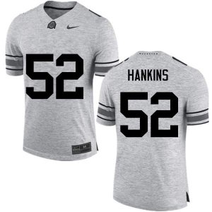 Men's Ohio State Buckeyes #52 Johnathan Hankins Gray Nike NCAA College Football Jersey In Stock SGR0444QP